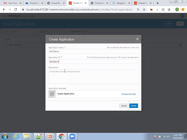 Oracle VBCS Intro - Sample BO with CRUD Operations