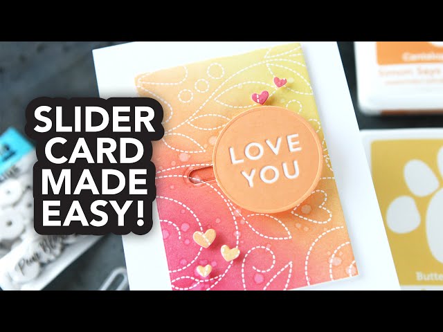 Slider Cards Made Easy (this product is a snap to use—literally!) No pennies needed!