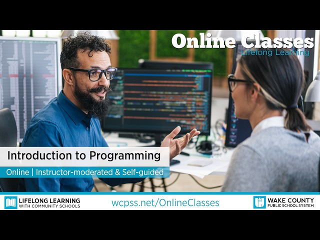 WCPSS Adult Online Classes - Introduction to Programming