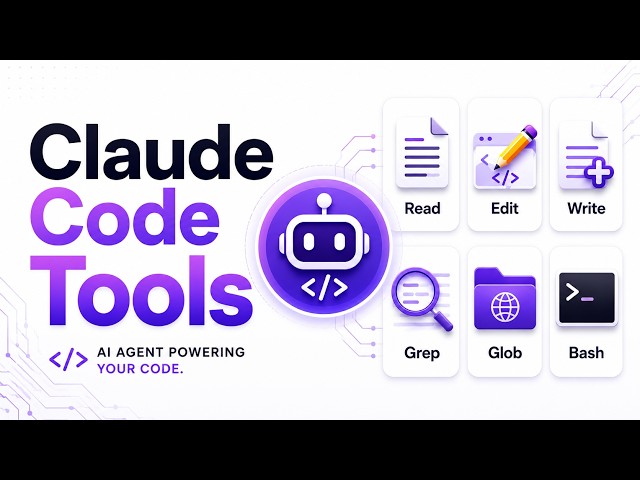 Claude Code Tools | E16 Read, Edit, Write, Grep, Glob & Bash