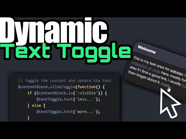 Create a Dynamic "More/Less" Text Toggle with Bootstrap & jQuery