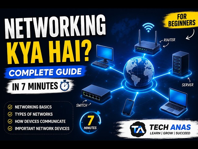 Computer Networking Explained in 7 Minutes | Beginner's Guide