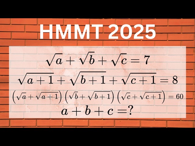 This Trick Turns a Hard Math Problem Into an EASY One! | Harvard–MIT Math Tournament