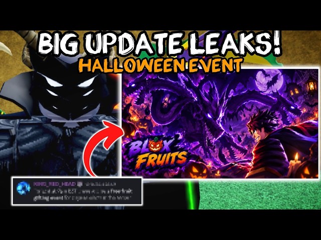 Blox Fruits Update NEW HALLOWEEN LEAKS EXPOSED! VENOM REWORK | Halloween Event