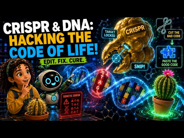 Hacking the Code of Life: How CRISPR and DNA Work! 🧬