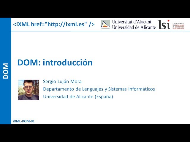 DOM: introducción