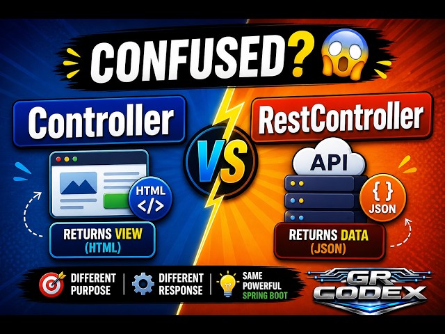 Spring Boot Controller vs RestController Tamil | Full Tutorial +Real-Time Post Office Portal Project