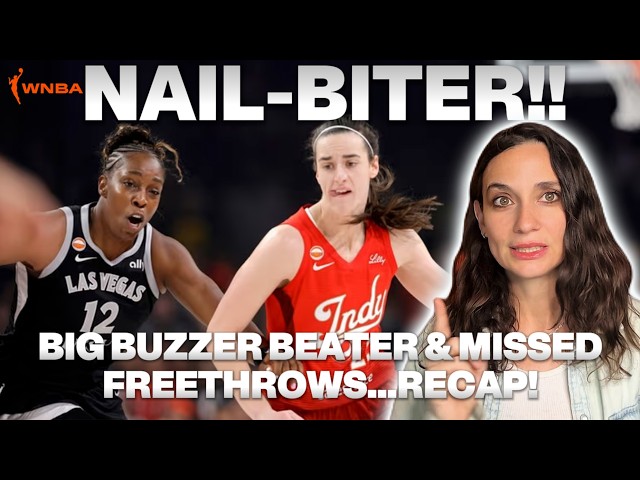 Fever OT loss to Aces was a ROLLERCOASTER coming down to a buzzer beater and missed free throws