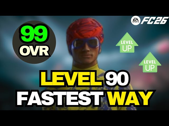 FASTEST WAYS TO REACH MAX LEVEL IN EAFC 26 PRO CLUBS! (LEVEL 90 BEST METHOD)