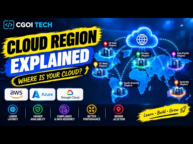 Cloud Region Explained | What is a Region in Cloud Computing? ☁️ | CGOI Tech