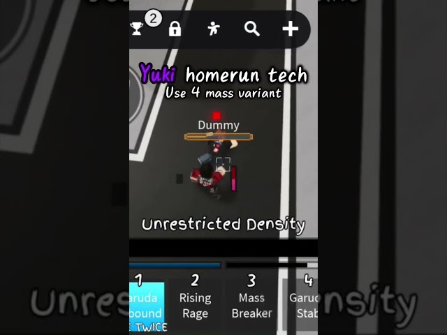 Yuki homerun tech tutorial #jjs #jujutsushenanigans #roblox