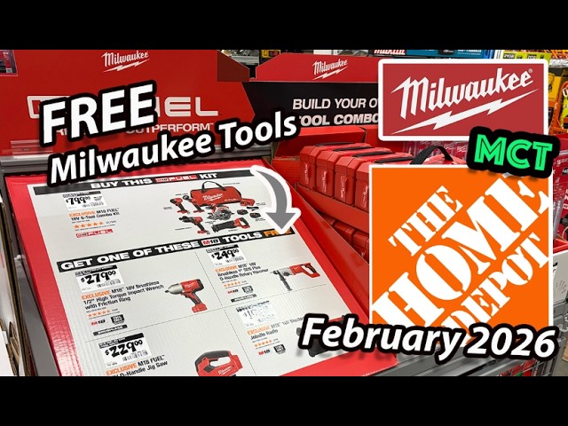 Free Milwaukee Tools at Home Depot!