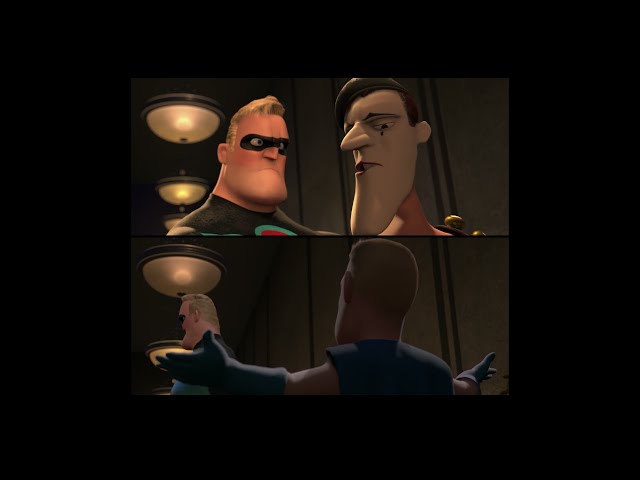 "Fly Home Buddy, I Work Alone" Comparison [The Incredibles]