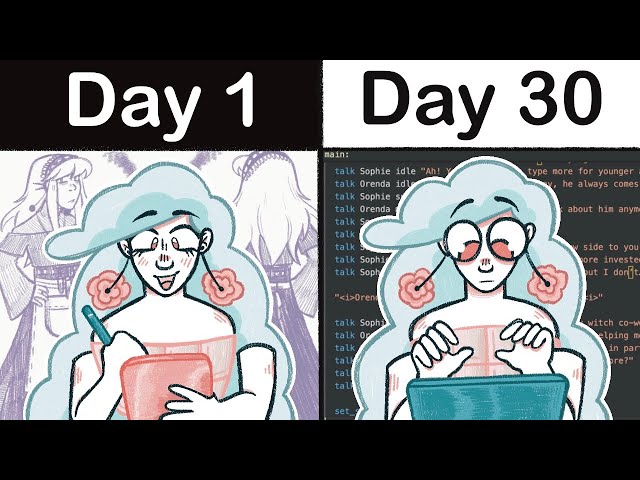 Making my First Visual Novel in 30 Days