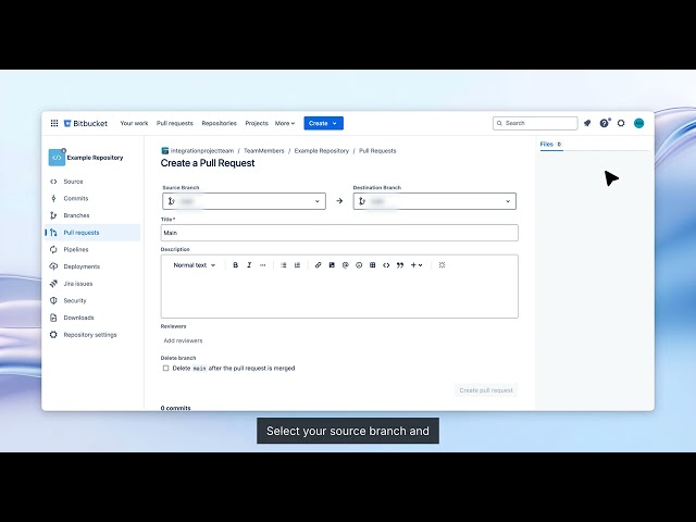 How to Create a Pull Request in Bitbucket - Step by Step Tutorial