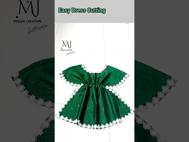 Easy dress Cutting tutorial#BabyFrock #FrockCutting #KidsDress #DressCuttingTutorial #BabyDressMake