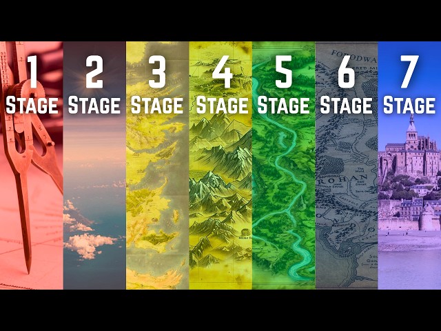 The 7 Stages of Fantasy Map Making