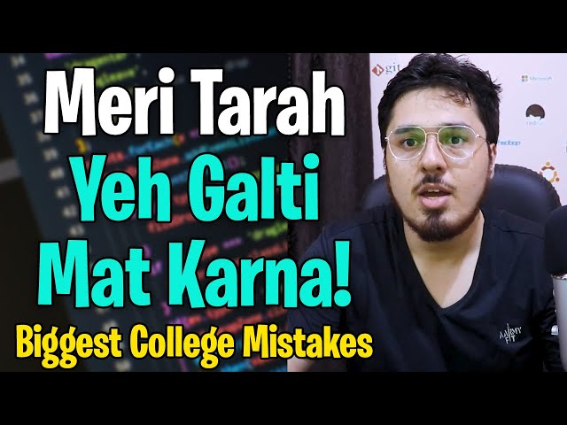 Avoid *these* Things in College (IMPORTANT!)