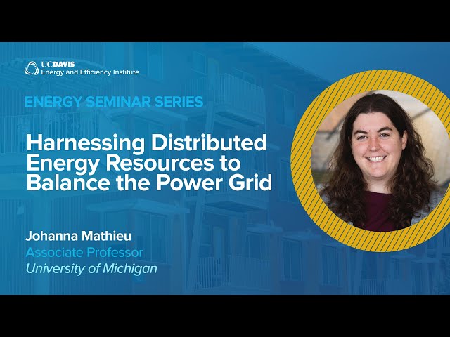 Harnessing Distributed Energy Resources to Balance the Power Grid