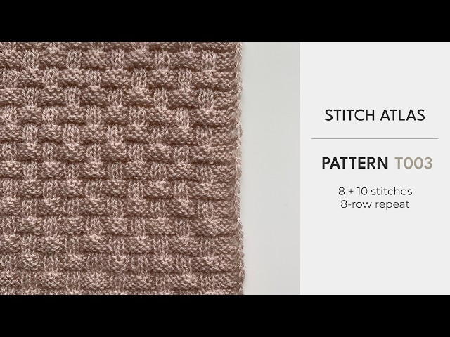The "Pie" stitch for blankets & pillows | T003 🤍 #knitting  #knittingpattern  #knittingtutorial