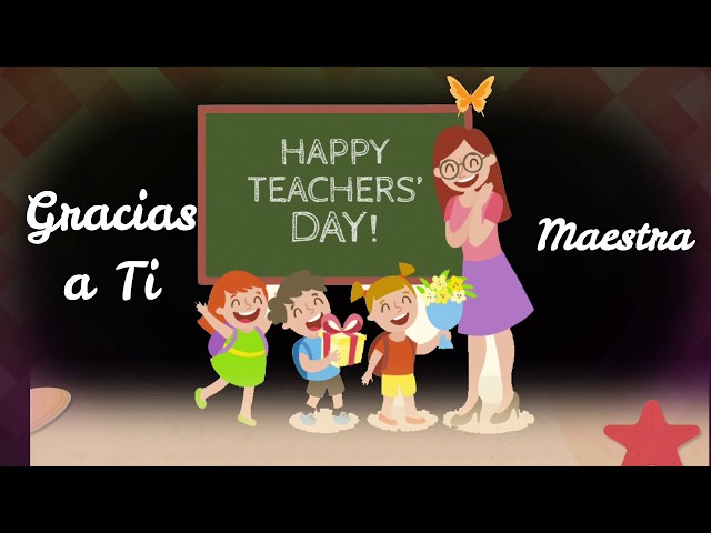 Canción dedicada a las Maestras del mundo | Gracias a ti Maestra