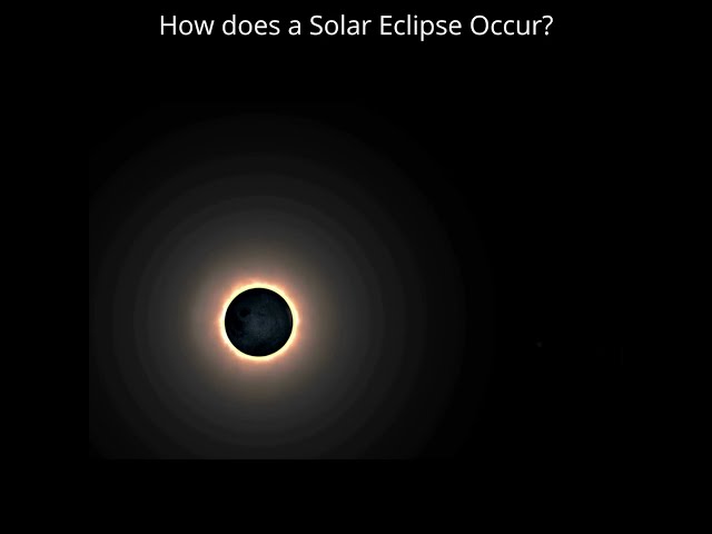 How does a Solar Eclipse Occur? #shorts #SolarEclipse Amazing #Facts