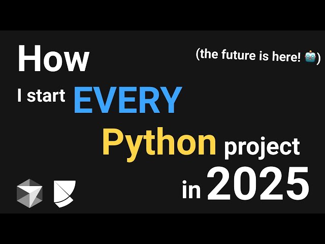 How I Start Every Python Project in 2025
