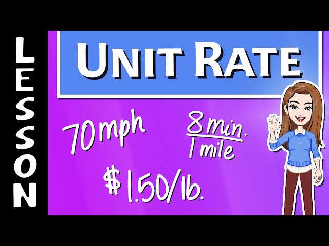 Unit Rate