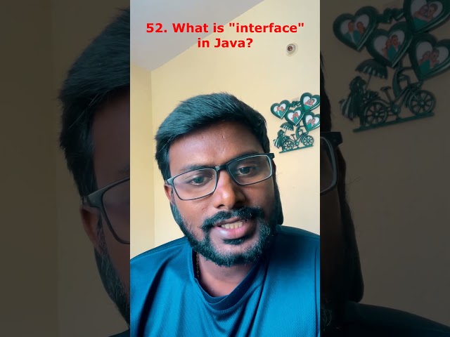 52  What is interface in Java? #interviewquestions #javaprogramming