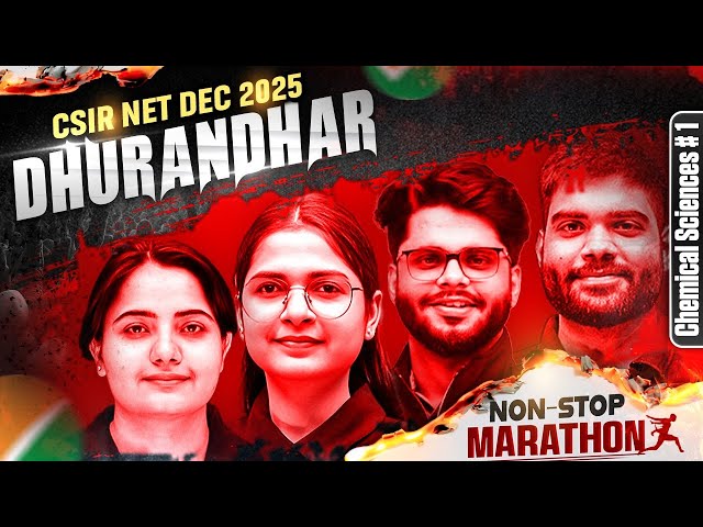CSIR NET December 2025 | Chemical Sciences Marathon | Full Syllabus Revision in One Non-Stop Session