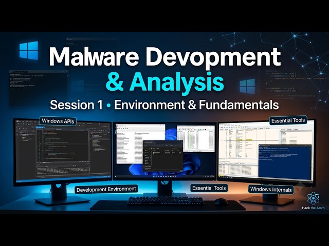 Malware Development & Analysis #1 | Windows Internals, Programming & Lab Setup