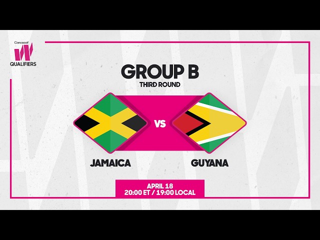 Jamaica vs Guyana | 2025/26 Concacaf W Qualifiers