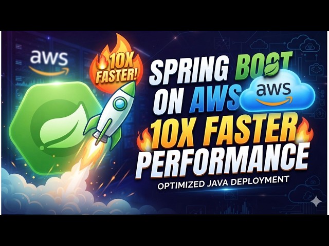 👉 Spring Boot Performance Optimization on AWS 🚀 | Real Production Bottlenecks & Fixes