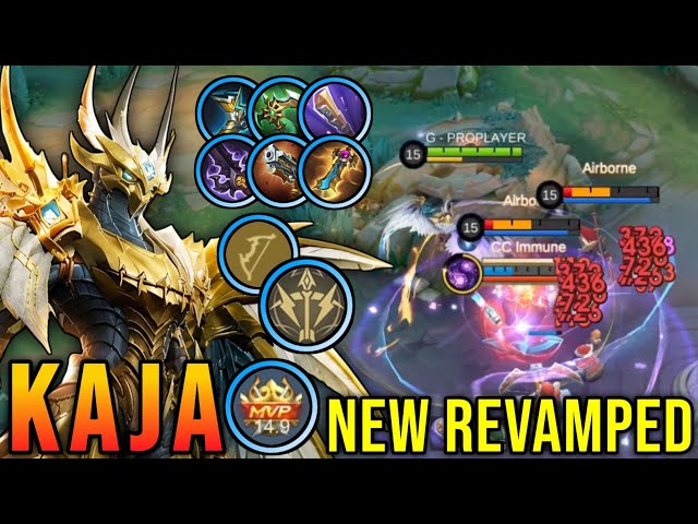 19 Kills!! Kaja Revamp with Insane Attack Speed Build - New Revamp Tryout ~ MLBB