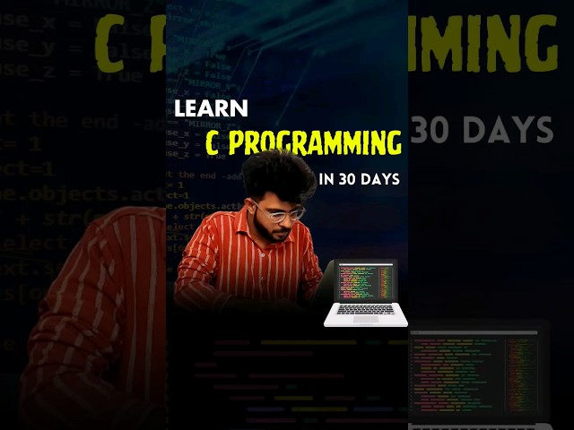 Learn C Programming in 30 Days with FREE Courses✅  | #cprogramming  #shorts