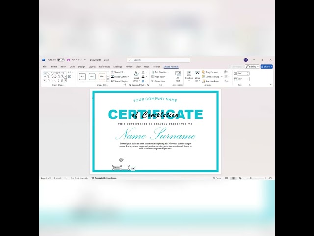 Learn How to Create Wonderful Certificates
