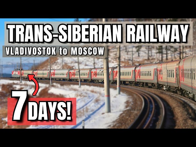 164 Hours on the World’s Longest Railway | Epic Trans‑Siberian Journey from Vladivostok to Moscow