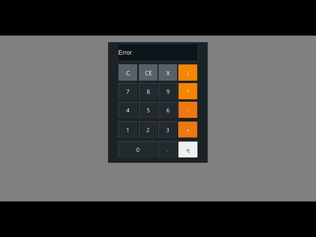 Python Calculator App | Tkinter GUI Project Demo