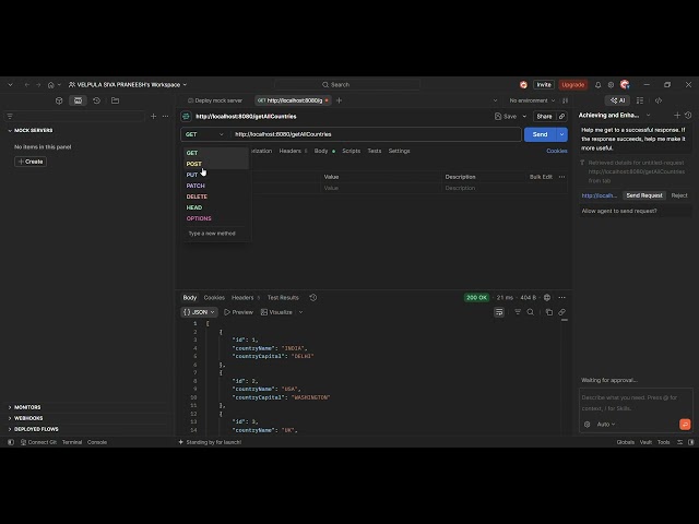 Country Service REST API - Project Demo
