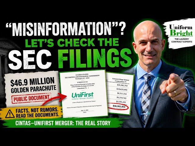 Misinformation? Let’s Check the SEC Filings | Cintas, UniFirst & the G&K Reality