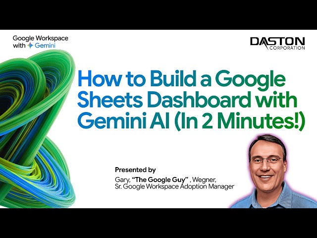 How to Build a Google Sheets Dashboard with Gemini AI (In 2 Minutes!)