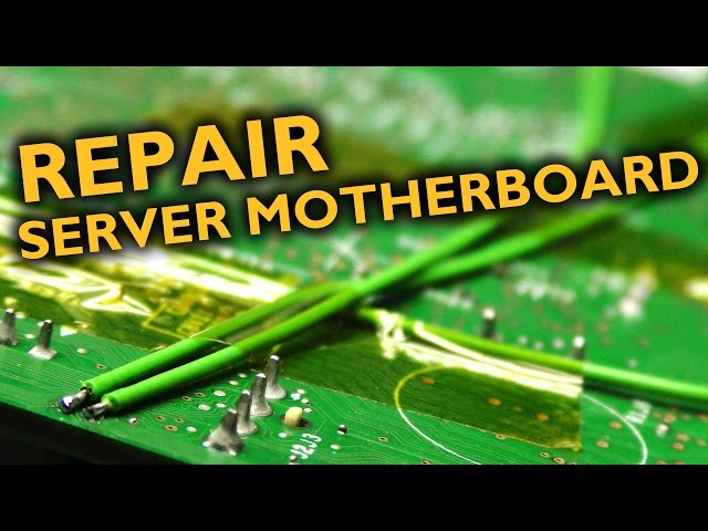 Drop damaged motherboard repair