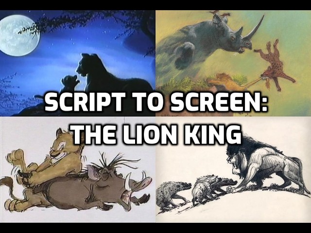 SCRIPT TO SCREEN: The Lion King You NEVER Saw!