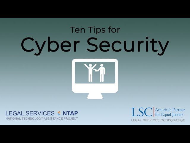 10 tips for Cyber Security