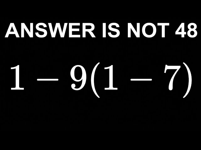 Don't Fall for This Simple Math Trap!