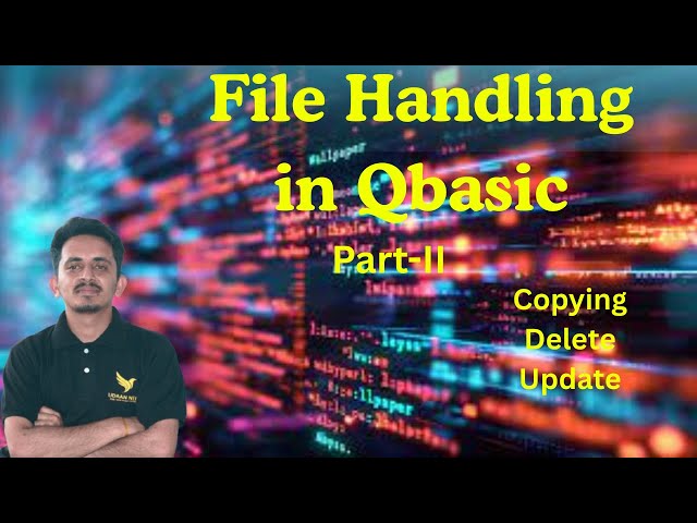 File Handling in QBASIC(cont.) | Computer Class 10 | BINOD SIR | Udaan Nepal #udaannepal