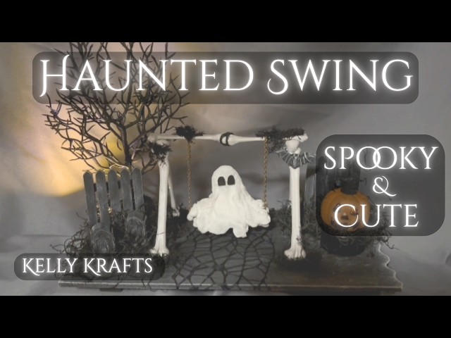 I Turned Dollar Tree Bones Into a Haunted Swing 👻 Halloween DIY