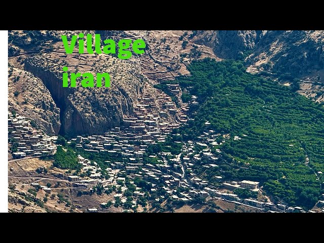 Historical and traditional village of Zhivar/village in western Iran