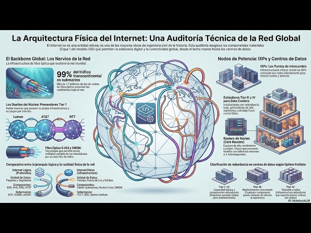 Cómo Funciona Internet Físicamente: La Red Global que Nadie Ve