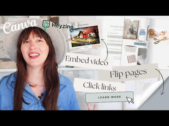 Create an Interactive Clickable Flipbook using Canva and Heyzine (FREE)